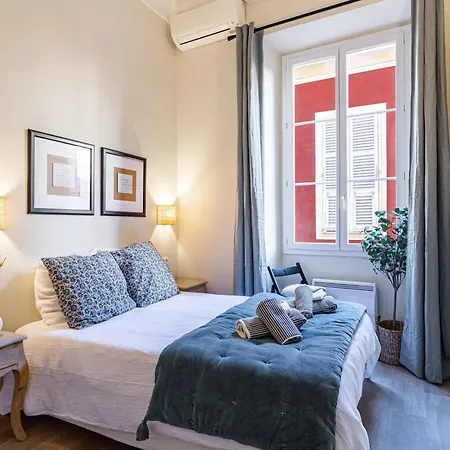 Apartment Elegant Flat With Ac, Heart Of Old Nice, Walking To The Beach!